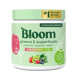 Bloom Jugo Verde en Polvo Sabor Fresa-Kiwi 181 Gramos 30 Servicios