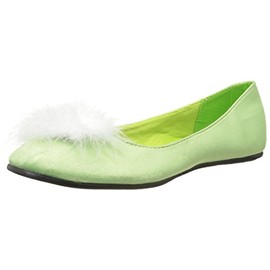 Ellie Shoes Women's 016-Tinker Ballet Flat, Green, 9 M US