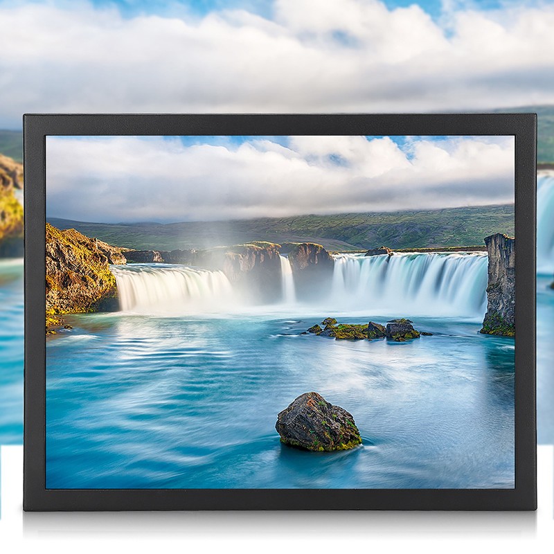 15in TFT 4:3 Display 1024x768 Embedded Industrial Monitor HDMI/VGA/AV/BNC/USB