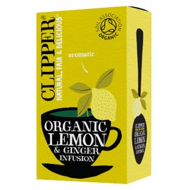 (3 PACK) - Clipper - Organic Lemon & Ginger | 20 Bag | 3 PACK BUNDLE
