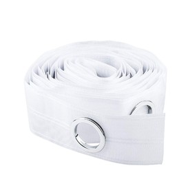 INCREWAY Curtain Tape 10M Curtain Tape Eyelet Tape for Perforated Curtains Heading DIY Decoration White