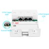 REVODATA IP67 Waterproof 2 Port PoE Extender, PoE Repeater 100m/250m
