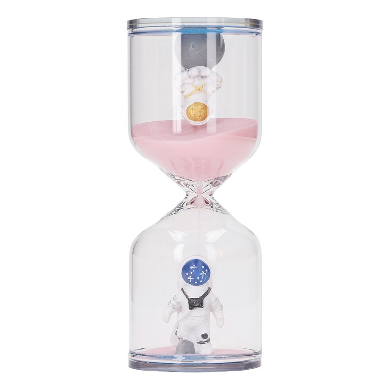 Decorative Sand Timer Clock Space Man Educational Hourglass for Office