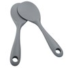Hordion 2PCS Silicone Rice Paddle, Non Stick Rice Spoon Scooper,
