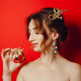 Artlunar Christmas Earrings-Xmas Holiday Dangle Earrings for Women Christmas Tree Snowflake Bow Bells Earrings Christmas Accessory (Bell)