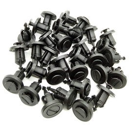 GOFORJUMP 50PCS Auto Bumper Fender Screw Rivets Fastener Plastic Trim Panel Fixed for H/onda R/enault C/lio M/egane L/aguna