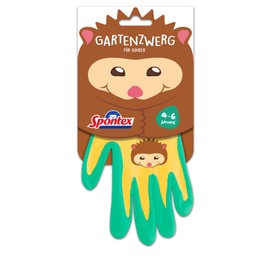 Spontex Gardening Gnome Gloves for Kids-Ideal for Playing and Working in the Garden, 1 Pair