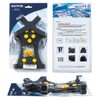 WAYPOR Ice Grips, Traction Cleats, Ice Cleat, Easy Slip On,
