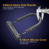 Bike U Lock,20mm Heavy Duty Combination Bicycle D Lock Shackle