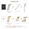 ROQUE Earring Converter, Choose from 3 Types, Screw Spring Type,