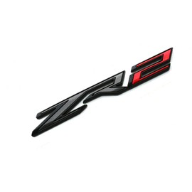 1pc Rear Tailgate ZR2 Emblem Sticker 3D Badge Replacement for 2019+ Colorado (Red)