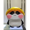 Multi color compressed link small building block series- Panda with