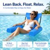 Inflatable Pool Lounger-1PC Foldable Inflatable Mattresses for Water Fun Swimming