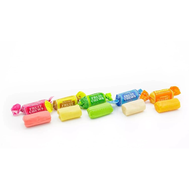 TOOTSIE ROLL Fruit Chews, 5 Assorted Flavors, Bulk & Delicious