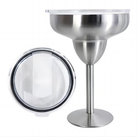 Insulated Stainless Steel 12oz Margarita Tumbler with Lid