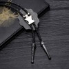Btilasif Bolo Tie Western Cowboy Intial Letters Bolo Tie ABCDJMR