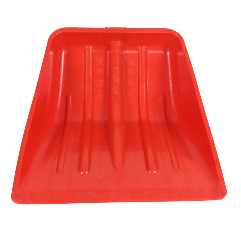 Snow Shovel Red Thickened PP Plastic Wear Resistant Tough Kids