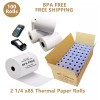 Goldbrush 100 Rolls 2 1/4" x 85' Thermal Cash Register