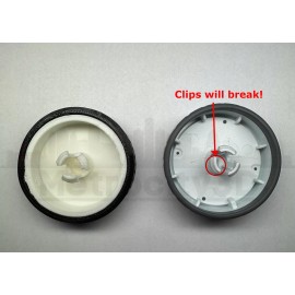 MC BLACK&DECKER BHFEA420J/520J 16V Cordless Stick Vacuum Stronger Replacement Wheel