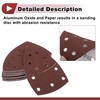 HEROFFIX 50 Pcs Sanding Discs Wet Dry Waterproof Hook &