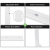 HFHOME 4 PCS Adjustable Planter Box Brackets (6 to 12.5