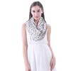 Lina & Lily Polka Dot Snood Tube Scarf -