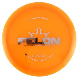 Dynamic Discs Lucid Felon Fairway Driver Golf Disc [Colors may vary] - 173-176g