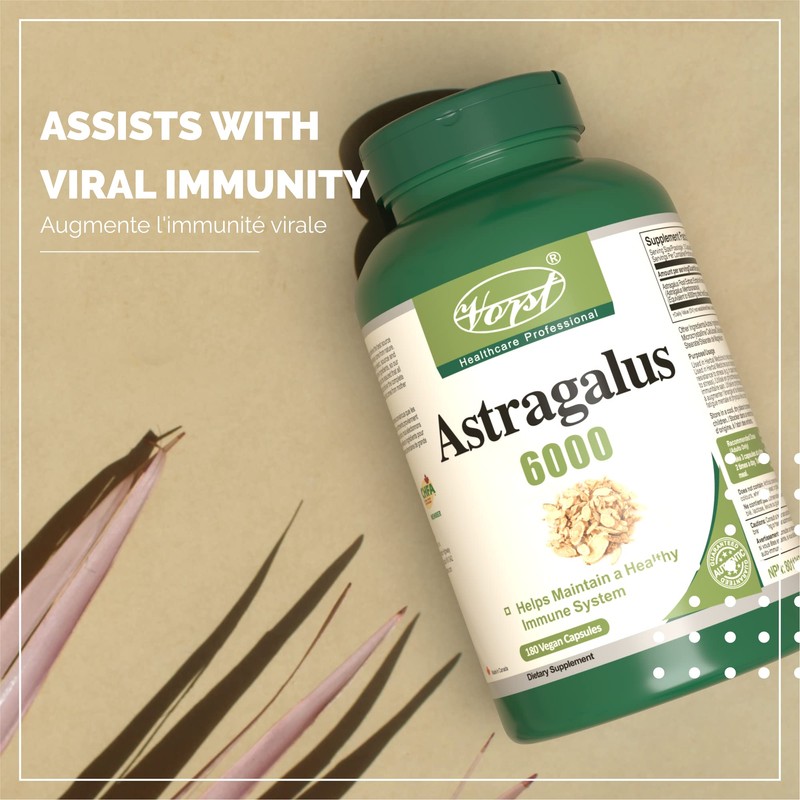 Vorst VORST Astragalus 6000mg Raw Equivalent (1500mg With 4:1 Extract
