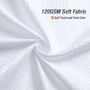 Gibelle Small Stall Shower Curtain 36 x 72, Narrow Half