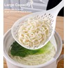 Octonyluck Skimmer Slotted Spoon Spider Strainer, Strainer Large Cooking Skimmer
