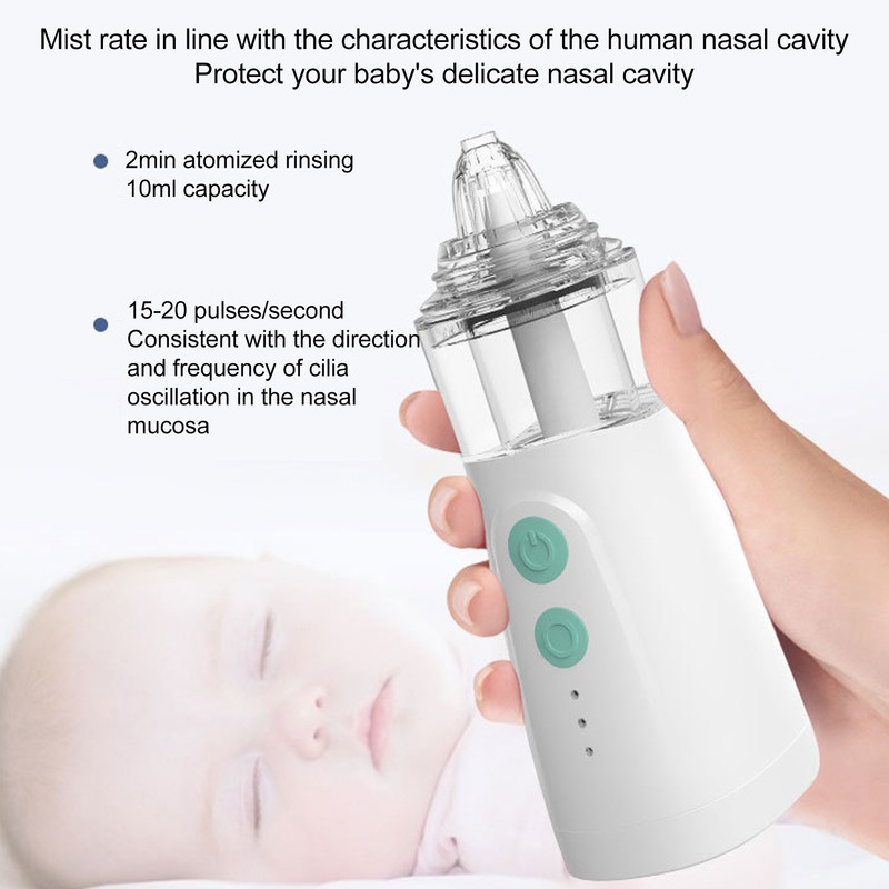 Nasal Irrigator USB Rechargeable 2 Modes One Button Start IP22