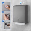 Paper Towel Dispenser Wall Mount Commercial c-fold/Multi-fold/Tri-fold, Touchless Hand Towel