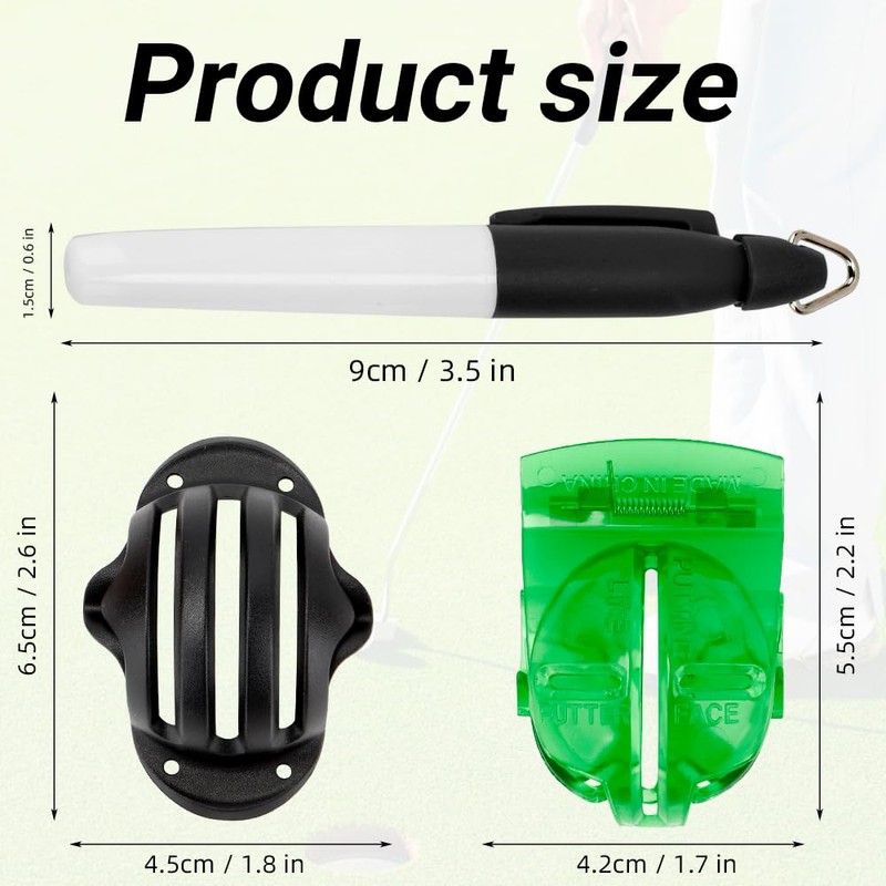 KEAHND Golf Ball Line Drawing Marking Tool Kit, Golf Ball