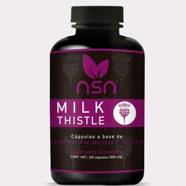 Milk Thistle |Cardo Mariano Complex | Apoyo Hepático y Detox Natural con Cardo Mariano, Moringa, Jengibre, Alcachofa y Achicoria | Suministro para 60 Días