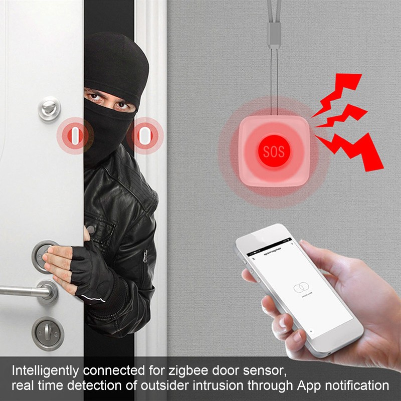 Smart Emergency Button Wireless Caregiver Pager Smart Call System Multi