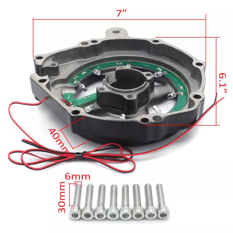 HONGK Honda 04-07 CBR1000RR/ 08-24 CB 1000RA Black w/ Red