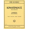 (IMC489) BRAHMS Sonatensatz (Scherzo) Violin and Piano