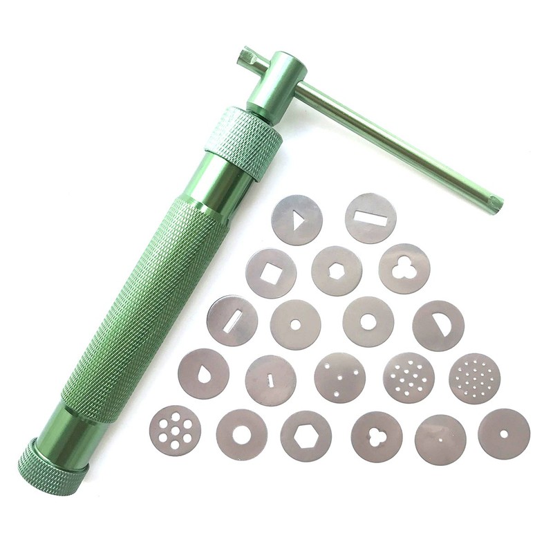 HEVERP Stainless Steel Clay Extruders Sugar Paste Extruder Cake Fondant