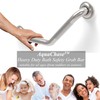 AquaChase 1-1/4 x 16inch Angled Grab Bar for Stud Mount