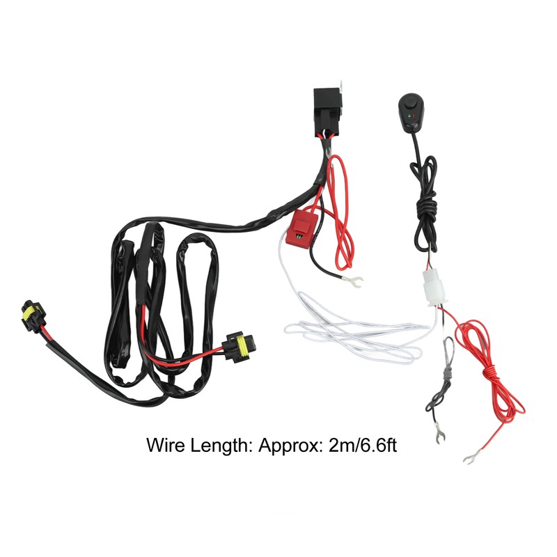 12V LED Work Light Wiring Harness for Light Bar Fog