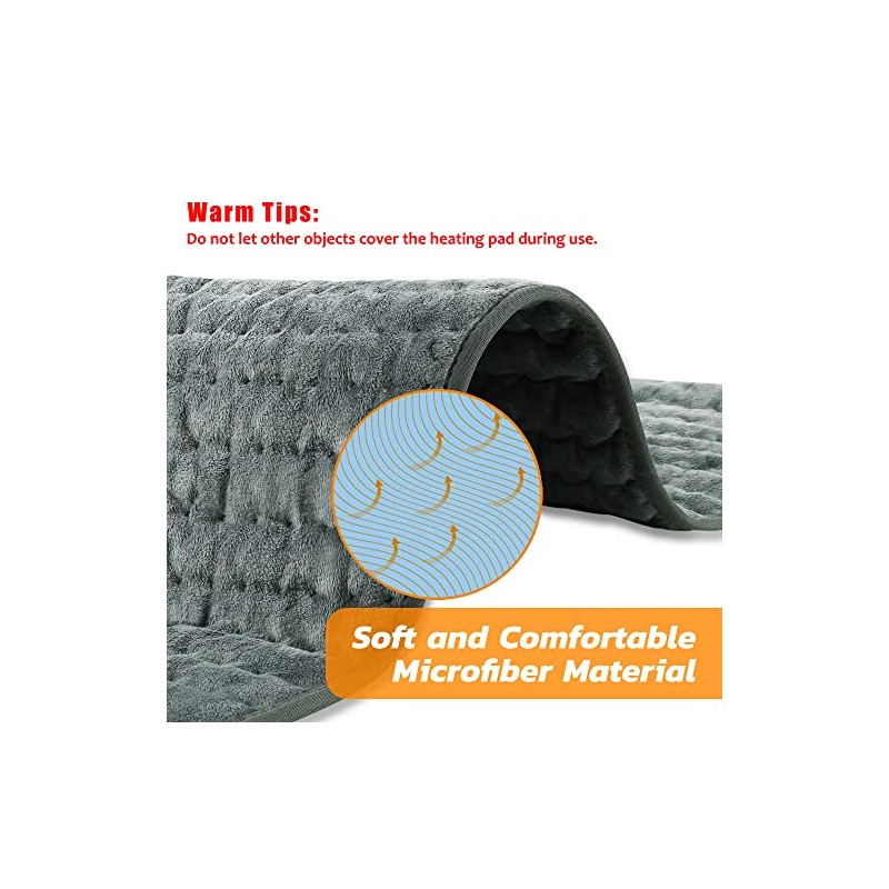 BEAUTIKEN Heating Pad, Electric Heating Pad for Dry, Electric Heat