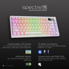 TECWARE Spectre 75% RGB Mechanical Gaming Keyboard with Customizable LCD