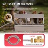 Automatic Chicken Waterer Stainless Steel Chicken Water Feeder Pigeon Water