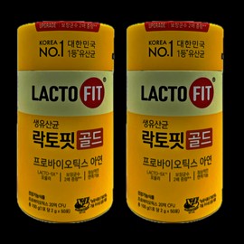 Chong Kun Dang Health Lactopit Gold 2g x 50 packets x 2 cans // AO / 종근당건강 락토핏 골드 2g x 50포 x 2통 // AO