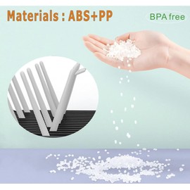 Altibrant Baby Bottles Drying Rack, Folding Drainer for Feeding Bottles Accessories Dryer Holder(Black)