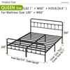 Kujielan Metal Bed Frame - Structurally Stable Heavy Duty Steel