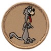 Cartoon Weasel Patrol Patch - 2" Diameter Round Embroidered Patch