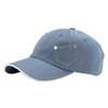 MCap 6 Panel Cotton Twill Washed Cap - Glacier White