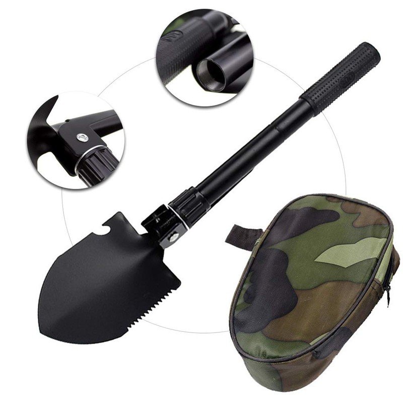 C_EDITION Multi-Functional Military Folding Shovel Survival Spade Emergency Garden Camping