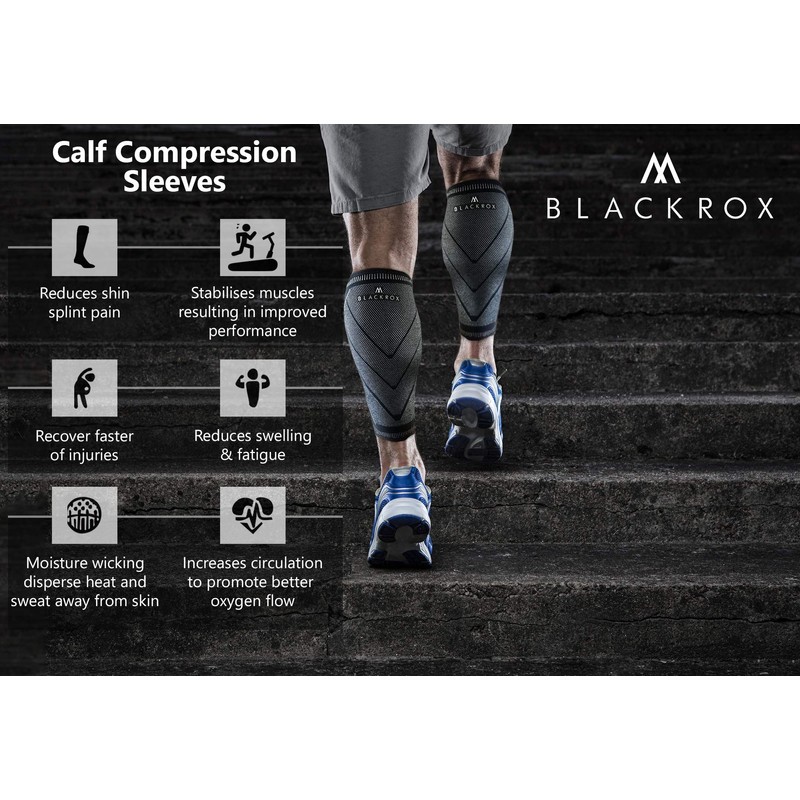 BLACKROX Calf Bandage Sport Runmed Performance V1 Calf Bandages Compression